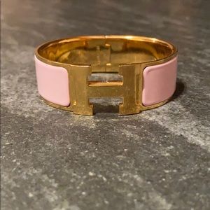 Iconic H bracelet by Hermes
